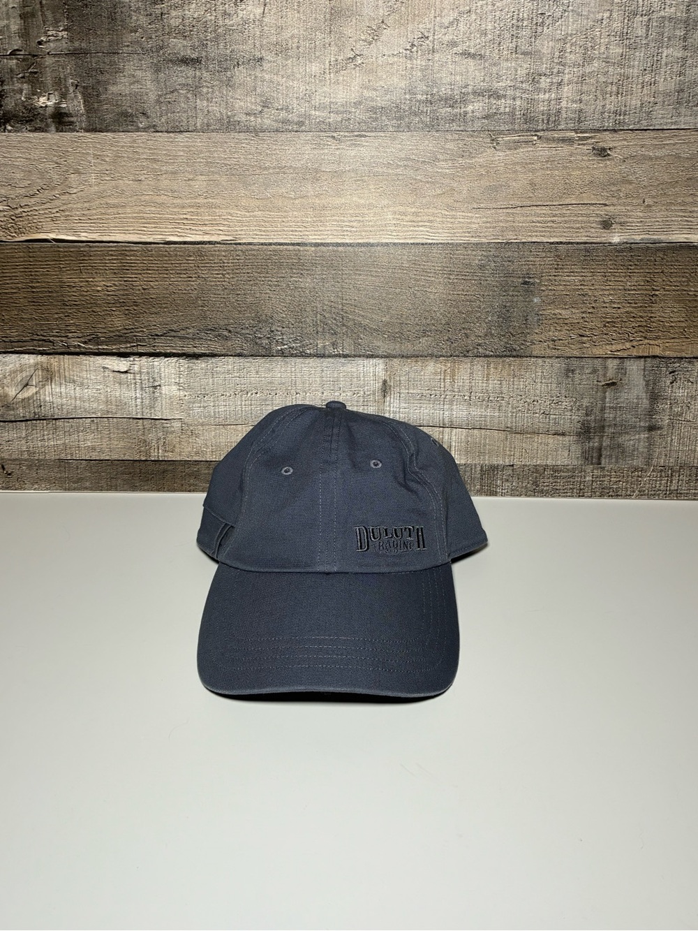 Duluth Trading Co Navy Baseball Cap with Embroidered Logo